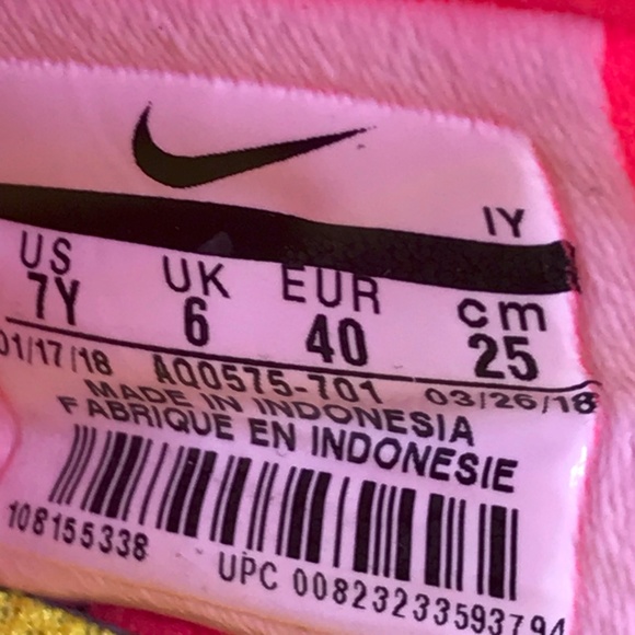 NEW Nike Huarache Extreme Racer Pink Yellow - Picture 7 of 7